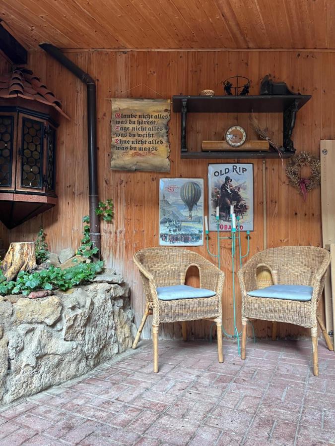 Delux Ferienwohnung am Ilmradweg und Kunstgalerie Kranichfeld Exterior foto